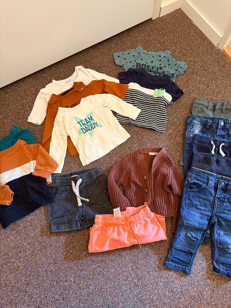 Jongens kledingpakket maat 62 (15 stuks) Prenatal, Feetje, H, Kinderen en Baby's, Babykleding | Maat 62, Ophalen, Gebruikt, Jongetje