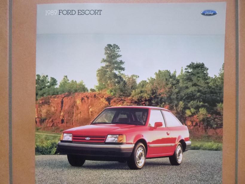 Ford US-Escort, brochure uit 1989, Verzenden, Zo goed als nieuw, Ford