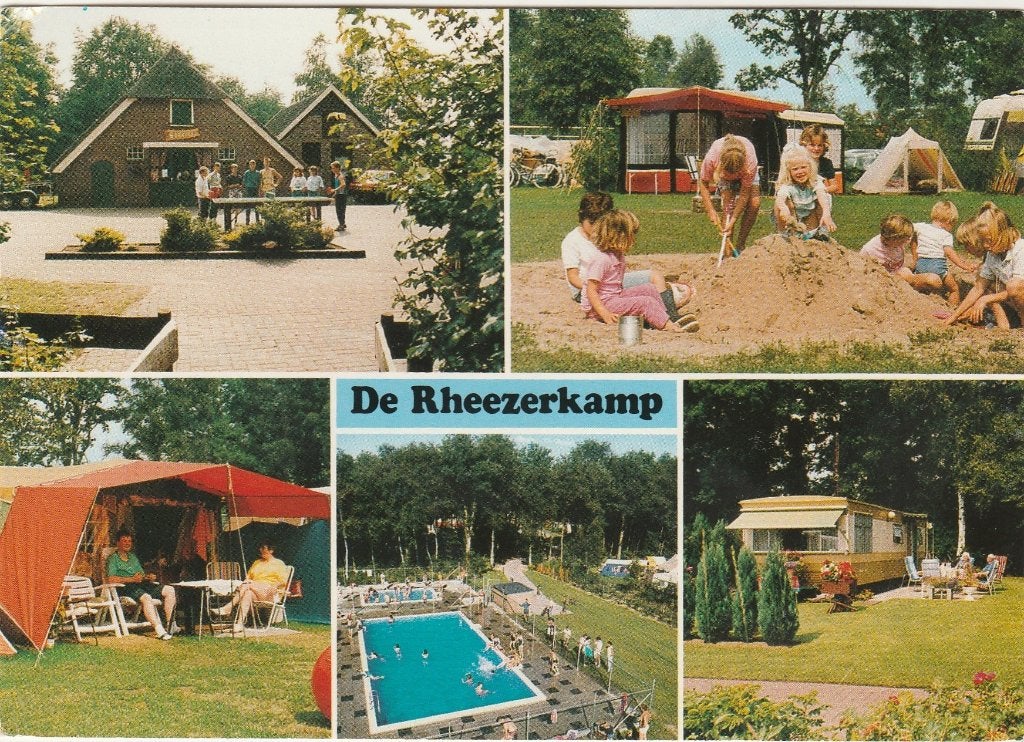 HARDENBERG Camping De Rheezerkamp, Verzenden, 1980 tot heden, Gelopen, Overijssel