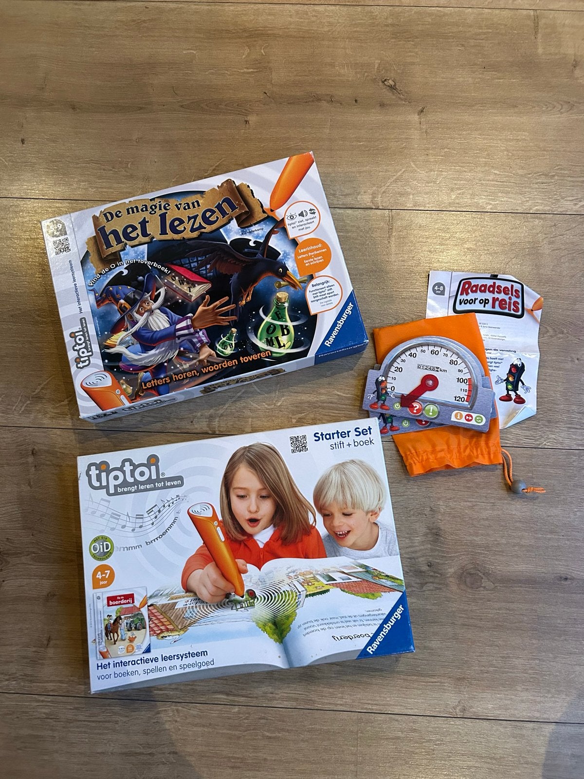 Tiptoi Starter Set en De Magie van het Lezen, Ophalen, Zo goed als nieuw, Taal en Lezen, Met geluid