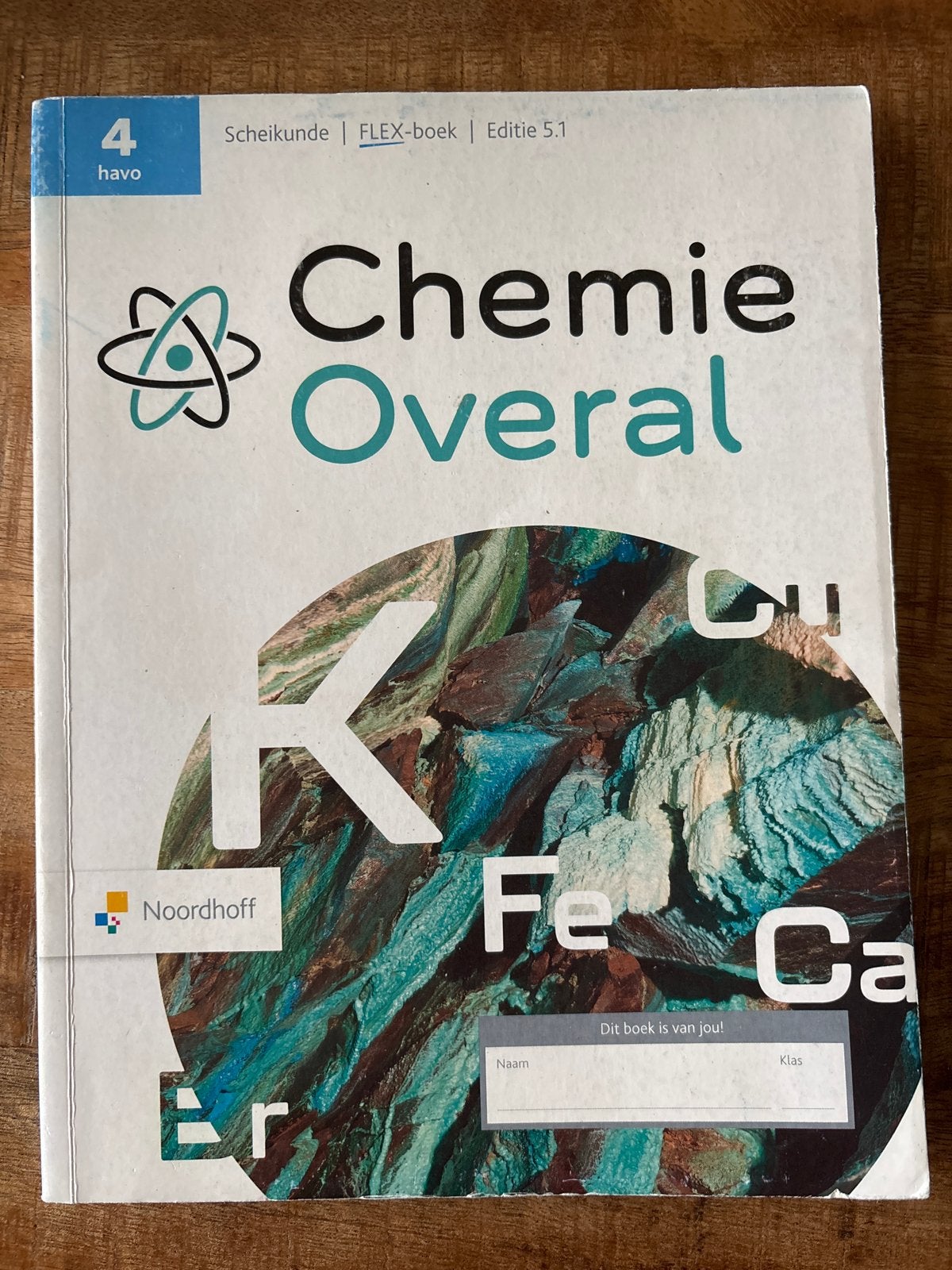 Chemie Overal 4 havo FLEX-boek Editie 5.1 Scheikunde, Ophalen of Verzenden, Beta, Gelezen, HBO