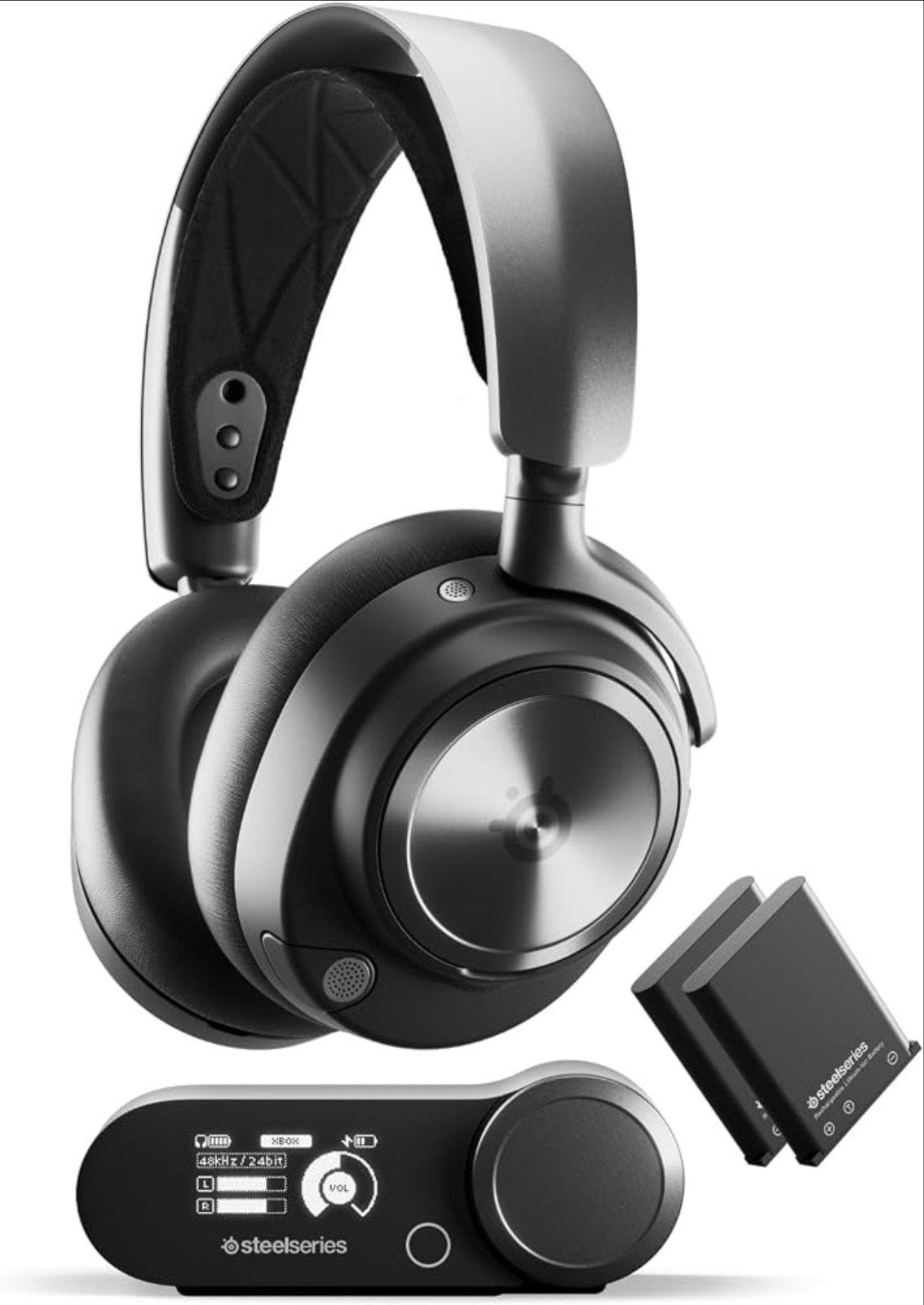 SteelSeries Arctis Nova Pro Wireless Gaming Headset, Ophalen, Gaming, Zo goed als nieuw, Steelseries