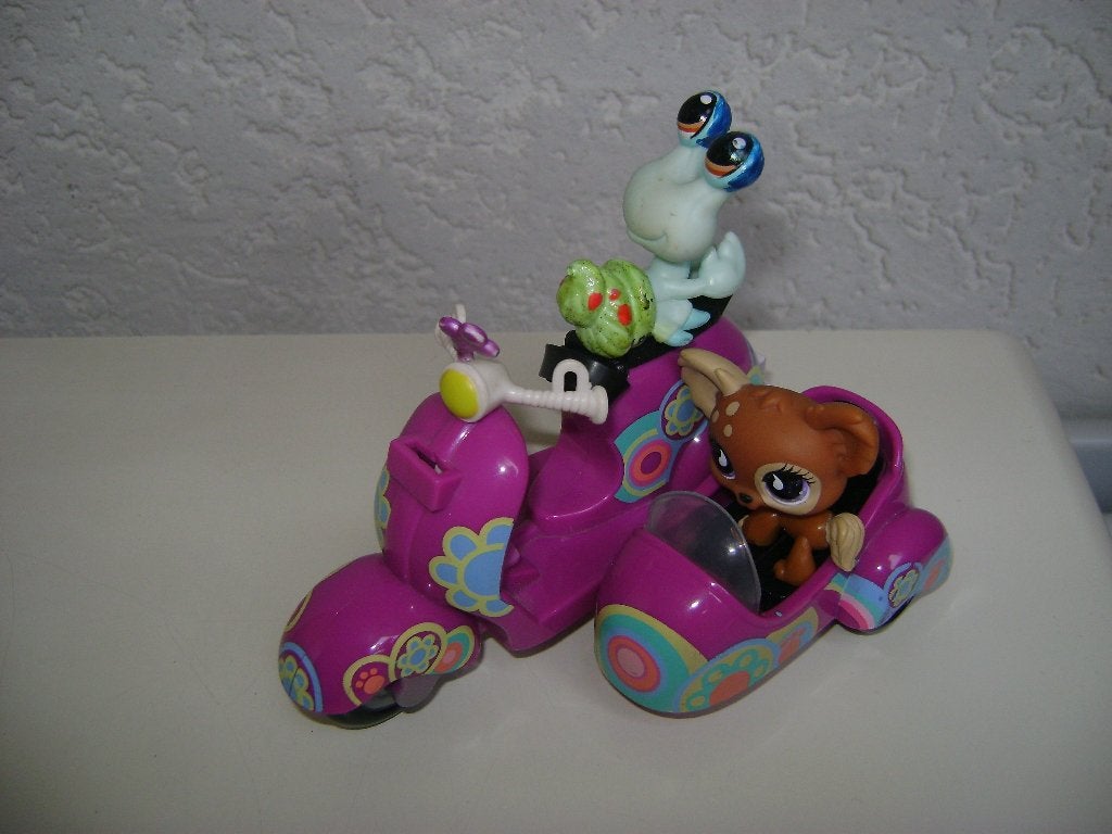 petshop motor met zijspan met hond en slak, Ophalen of Verzenden, Zo goed als nieuw