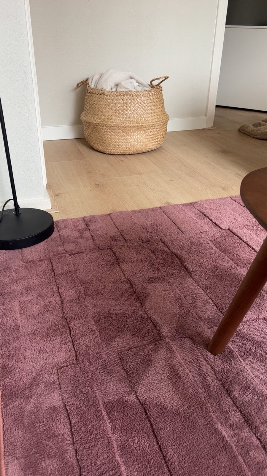 Foto 4 van NOUS Living vloerkleed roze - als nieuw!