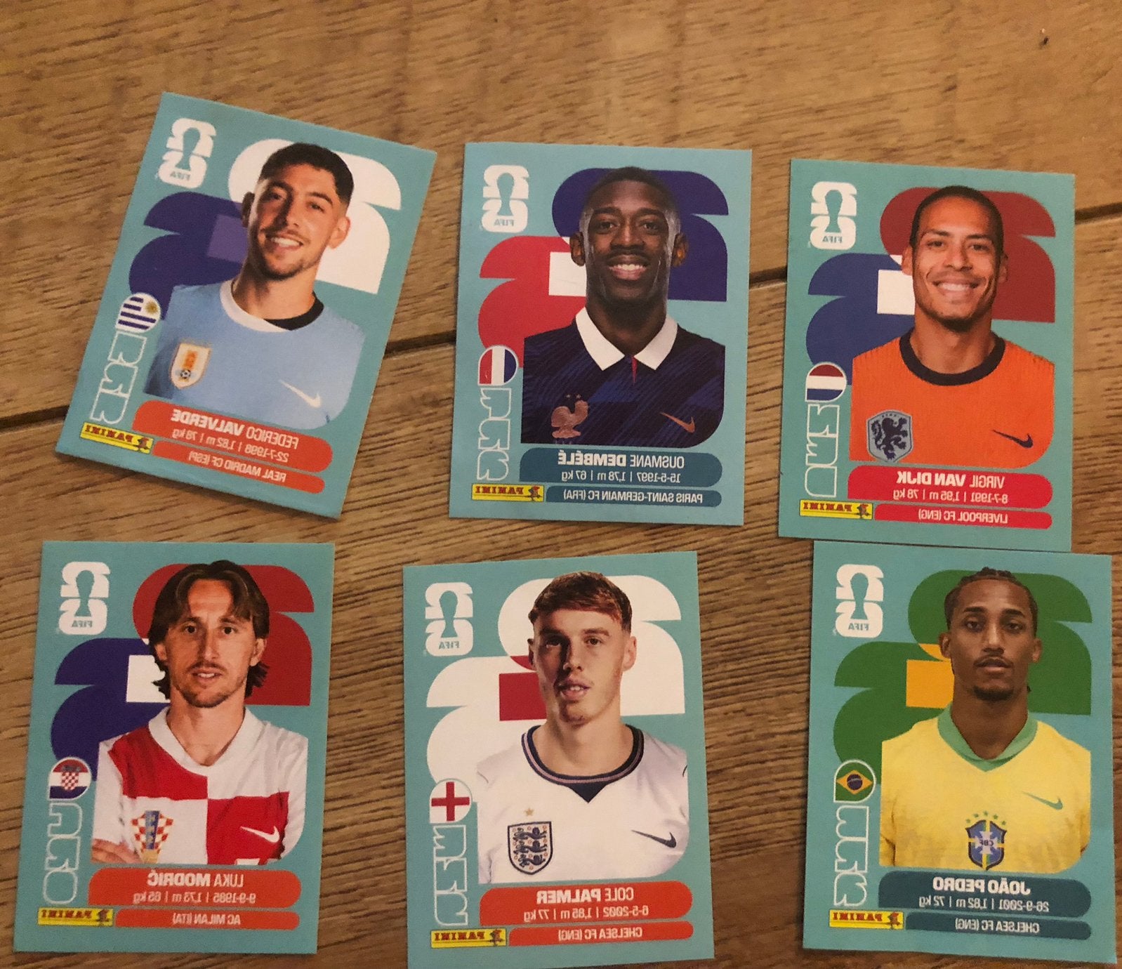 Panini WK 26 kaarten, Hobby en Vrije tijd, Stickers en Plaatjes, Ophalen, Zo goed als nieuw, Meerdere plaatjes