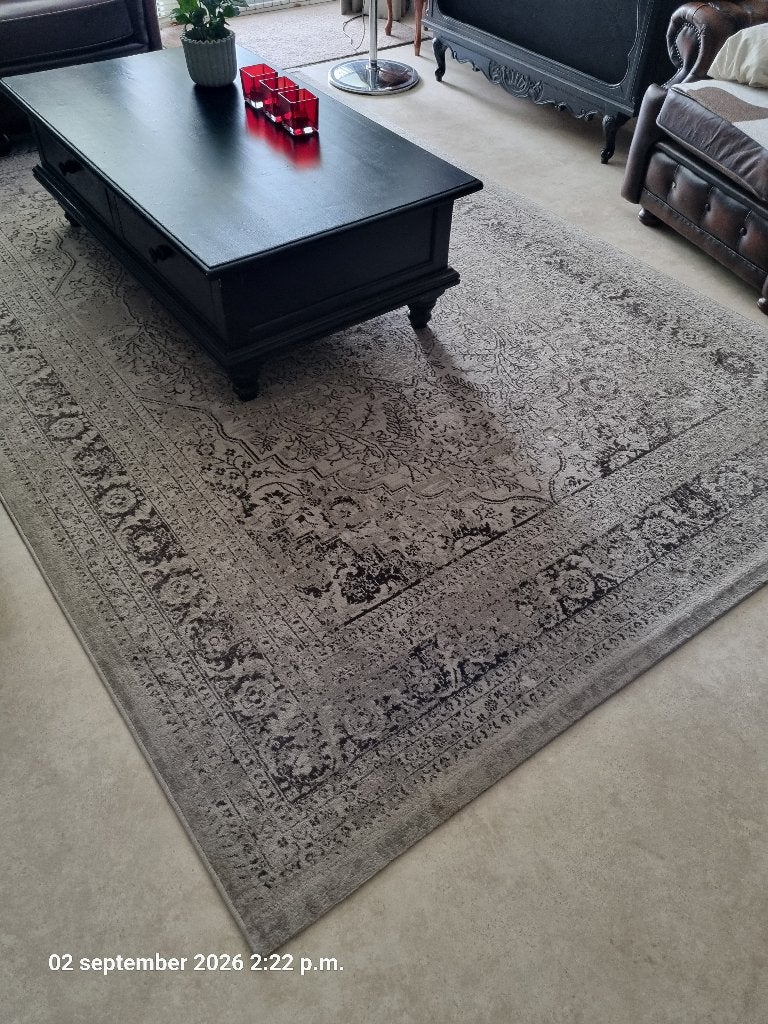 Vloerkleed 200x300 vintage beige, Huis en Inrichting, Ophalen, Vintage, 200 cm of meer, Zo goed als nieuw