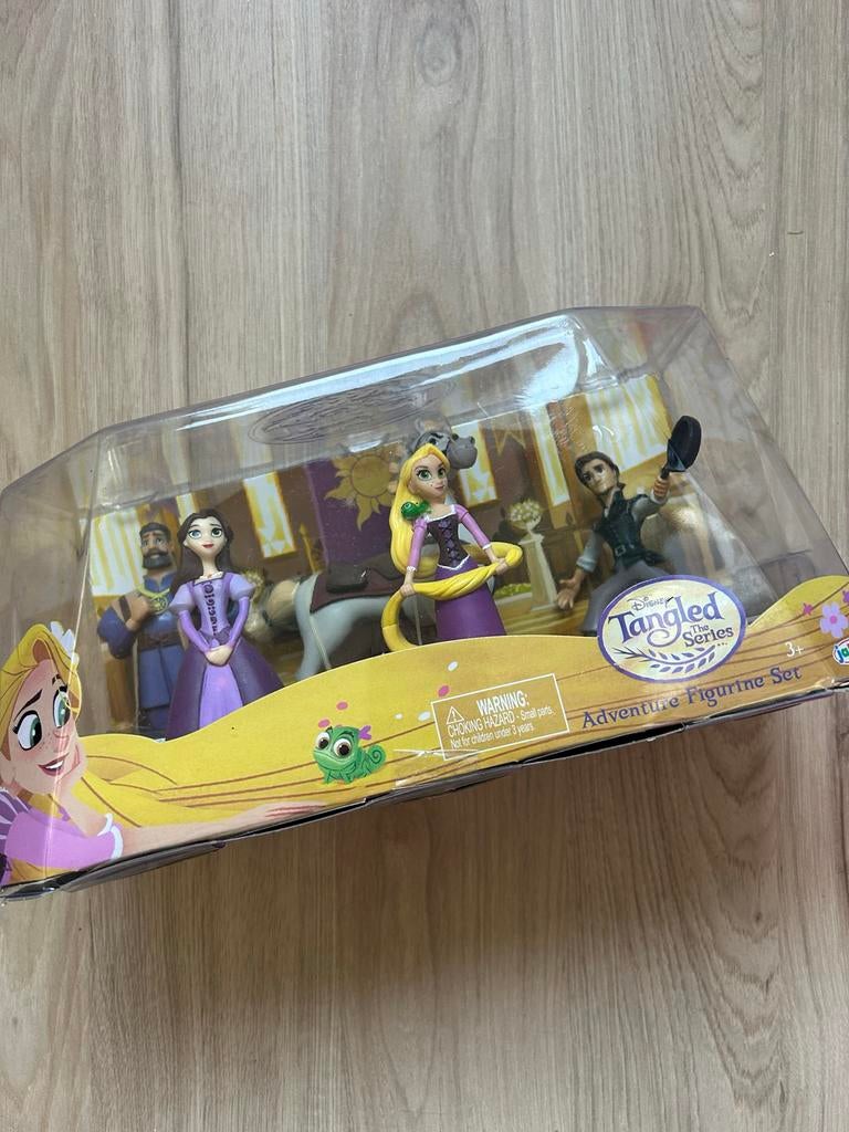 Nieuwe Disney Tangled Rapunzel Poppetjes Set, Ophalen of Verzenden, Nieuw