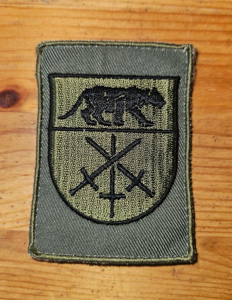 Mouwembleem VEVA, Verzamelen, Ophalen of Verzenden, Landmacht, Nederland, Embleem of Badge