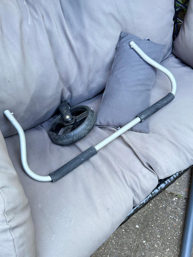 Thule Coaster XT Kinderkar/Fietskar - Zo goed als nieuw, Opvouwbaar, Ophalen of Verzenden, Zo goed als nieuw, Kinderkar