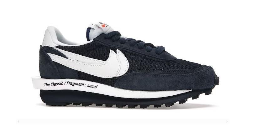 Nike LD Waffle SF Sacai x Fragment Blue Void maat 36,5, Kleding | Dames, Schoenen, Blauw, Nike, Nieuw, Ophalen of Verzenden