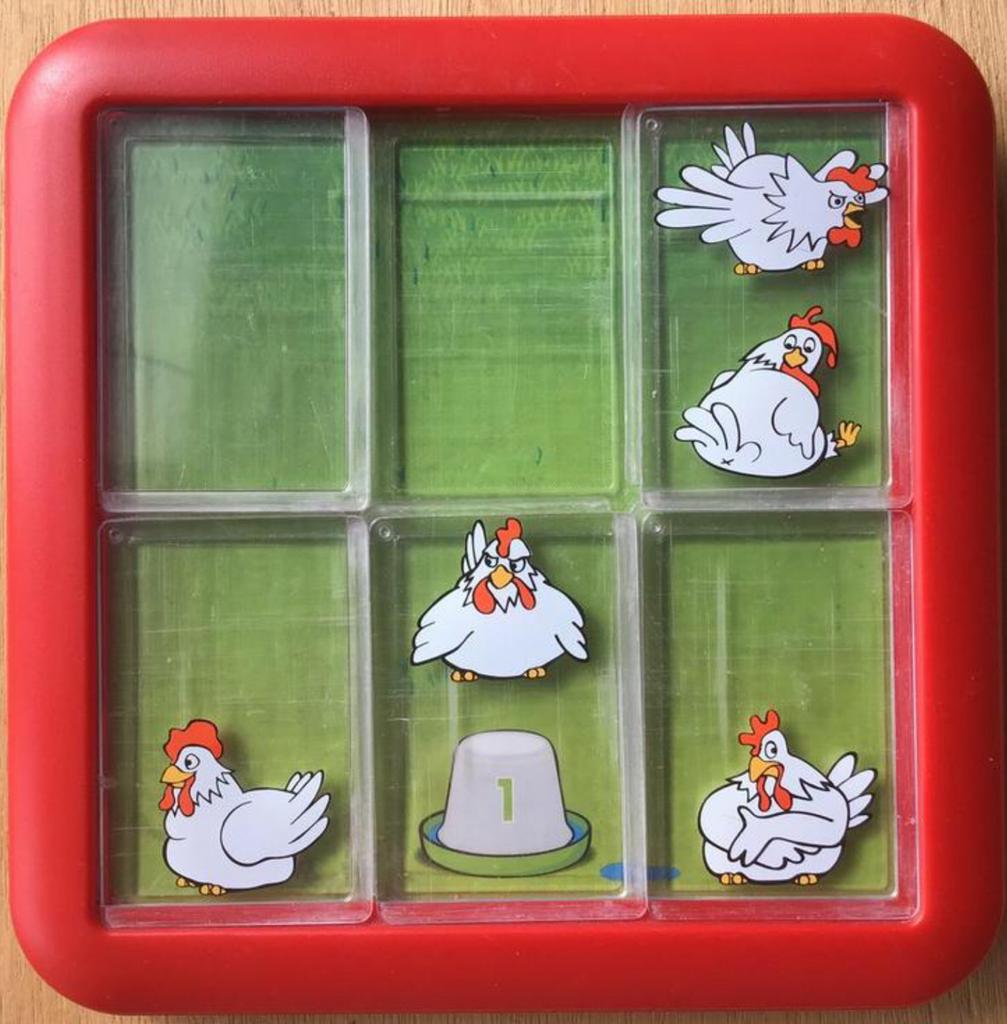 Smart Games - Chicken Shuffle - vanaf 6 jaar - ZGAN, Ophalen of Verzenden, Zo goed als nieuw, Overige typen