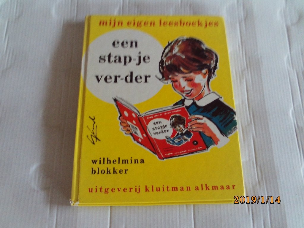 een stap-je verder - wilhelmina blokker, Ophalen of Verzenden, Gelezen, Overige niveaus
