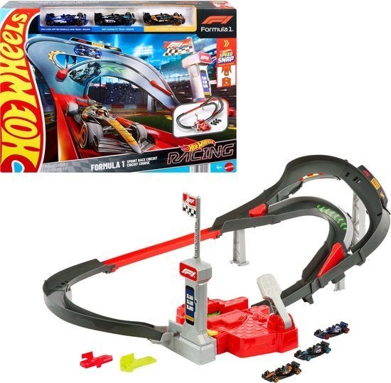 Hot Wheels F1 Racing - Formula 1 Sprintbaanset, Nieuw, Ophalen of Verzenden, Hot Wheels, Www.loods56.nl