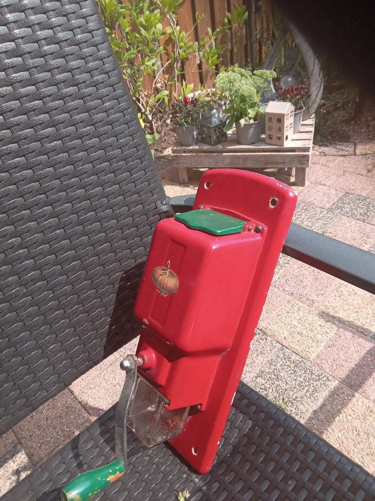 Vintage Rode Ui Snijder / Hakker - Handbediend, Ophalen of Verzenden