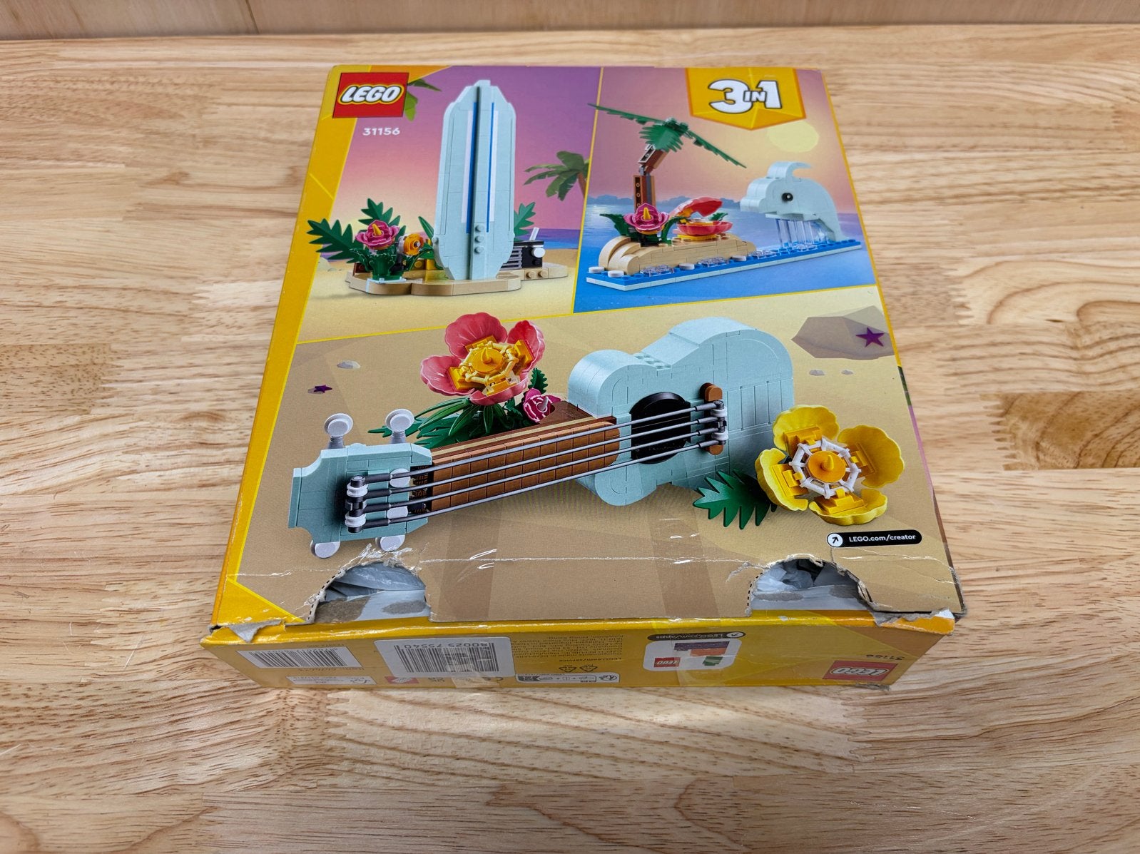 Foto 3 van LEGO Creator 3in1 Tropische Ukulele 31156 - Nieuw in doos