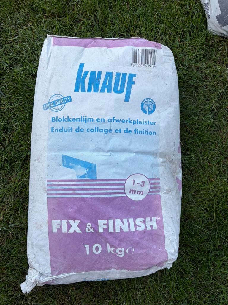 Fix & Finish Knauf 10 kg, Doe-het-zelf en Verbouw, Ophalen, Zo goed als nieuw, Overige typen