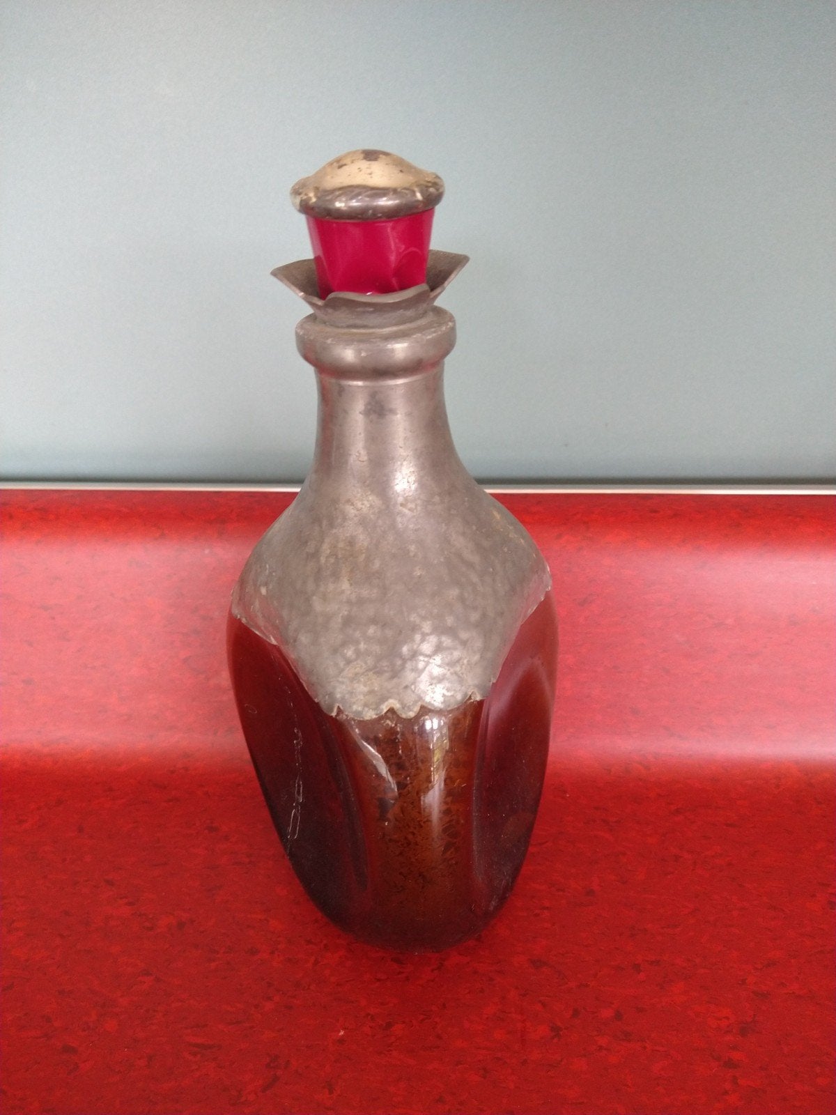 Vintage tinnen drankkaraf van Daalderop, Ophalen of Verzenden