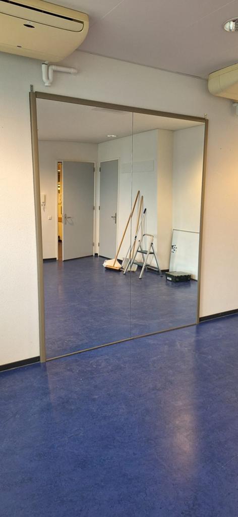 Spiegelwand 200 x 240 x 100 cm, Huis en Inrichting, Woonaccessoires | Spiegels, Ophalen, Gebruikt, 200 cm of meer, 125 cm of meer