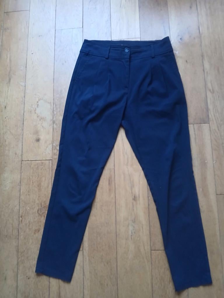 LaDress by Simone broek - maat XS, Blauw, Ophalen of Verzenden, Zo goed als nieuw, Lang