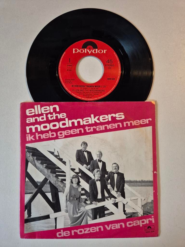 Ellen and the Moodmakers-Ik heb geen tranen meer, 7 inch, Single, Ophalen of Verzenden, Zo goed als nieuw