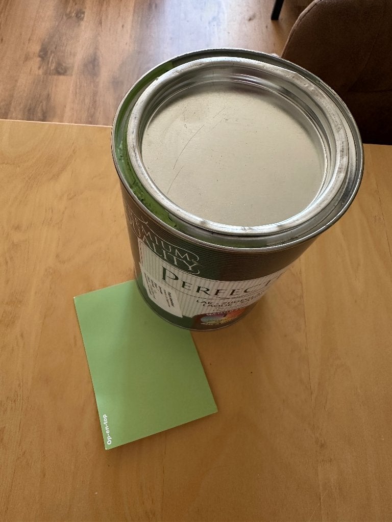 Verf Perfection Lak zijdeglans Kleur Op-en-top (groen), Ophalen, Nieuw, Lak, Minder dan 5 liter