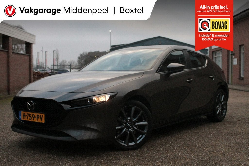 Mazda 3 2.0 e-SkyActiv-X M Hybrid 180 Comfort | HUD | Bose |, Auto's, Voorwielaandrijving, Stof, Gebruikt, 4 cilinders