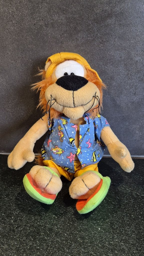 Loeki de Leeuw knuffel, strand, 32cm. T9
