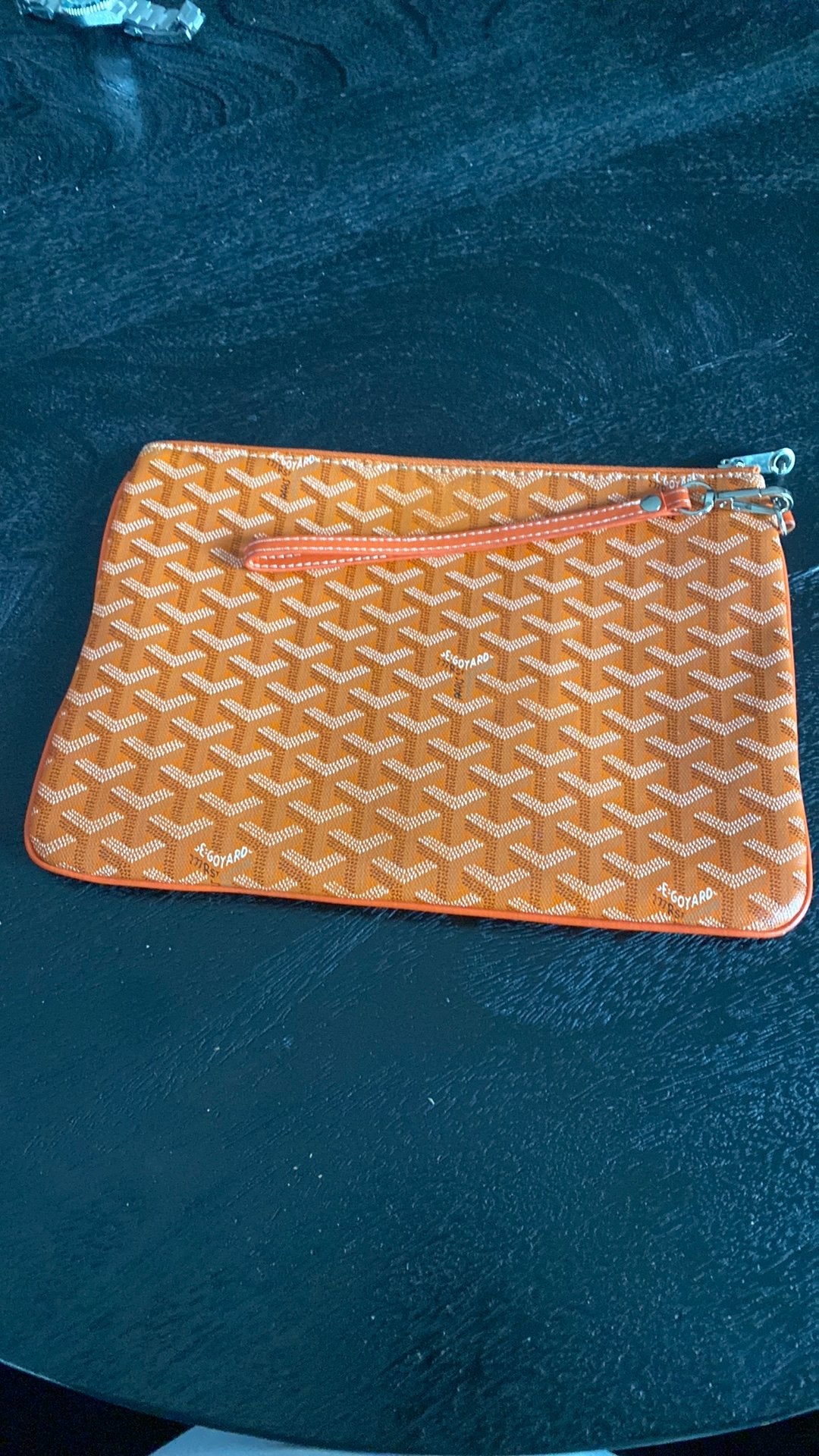 GOYARD CLUTCH MOOISTE KWALITEIT ZO ZIE JE ZE NERGENS!!!, Ophalen of Verzenden, Zo goed als nieuw, Oranje