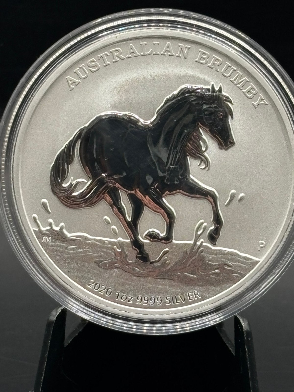 Brumby horse 2020 - 1 ounce zilver - Perth Mint - 1oz, Ophalen of Verzenden, Zilver