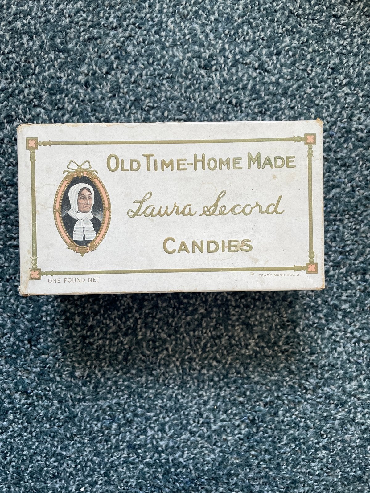 Vintage Laura Secord Candies doos - Old Time-Home Made, Ophalen of Verzenden, Gebruikt