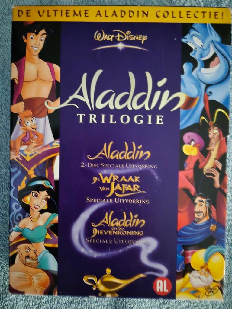 Disney Aladdin Trilogie DVD Boxset - 4 Discs, Avontuur, Alle leeftijden, Boxset, Ophalen of Verzenden