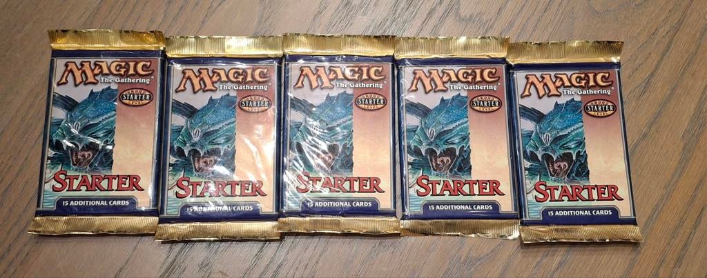 Magic the Gathering Starter 1999 Sealed Boosters (3 stuks), Ophalen of Verzenden, Nieuw, Booster