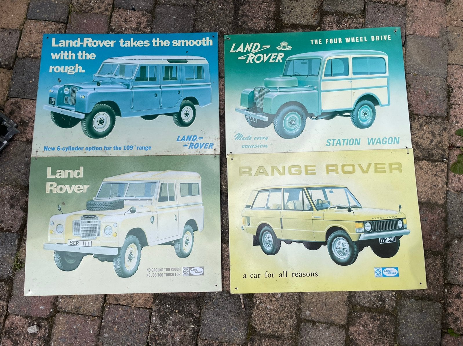 Land Rover / Landrover wandborden metaal, Ophalen of Verzenden, Nieuw, Auto's