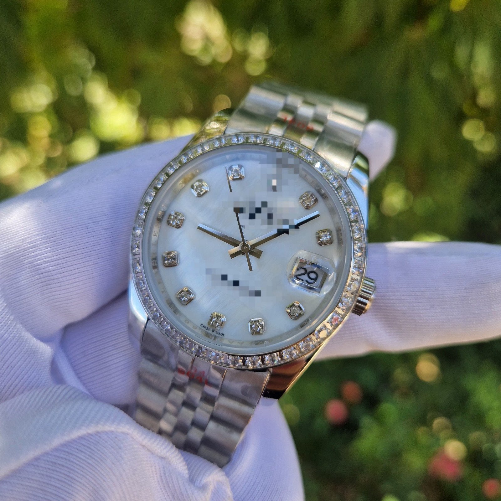 horloge wit, Ophalen of Verzenden, Zo goed als nieuw, Wit, Jongen of Meisje