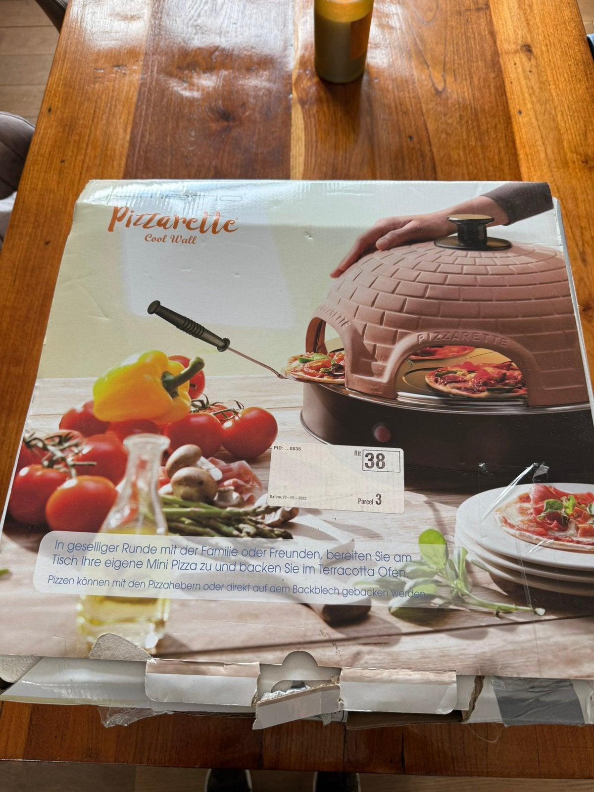 Pizzarette oven, Tuin en Terras, Pizzaovens, Ophalen, Zo goed als nieuw