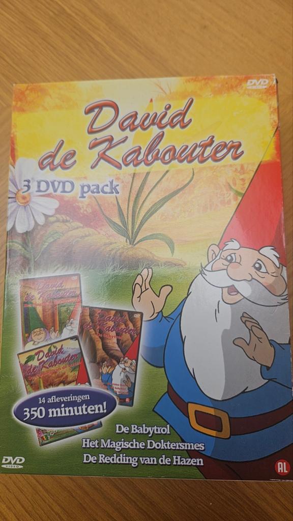 David de Kabouter - 3 DVD Boxset (14 afleveringen), Cd's en Dvd's, Dvd's | Kinderen en Jeugd, Ophalen of Verzenden