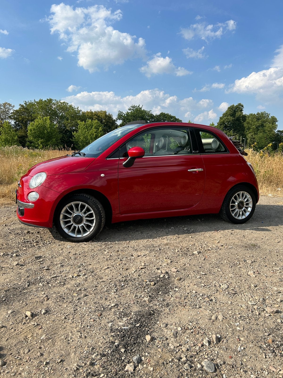 Fiat 500 Cabrio 1.2, Voorwielaandrijving, 4 cilinders, Cabriolet, Leder en Stof