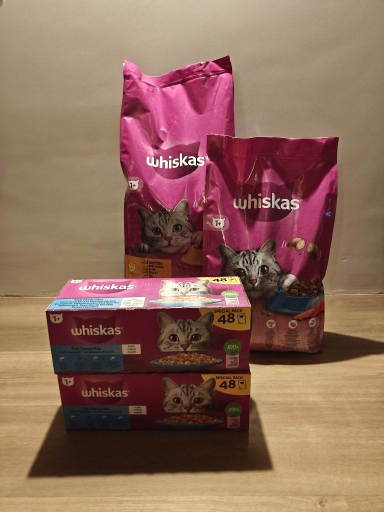 Whiskas kattenvoer 1+ jaar (droog- en natvoer), Dieren en Toebehoren, Ophalen, Kat