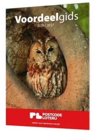 Kortingsbonnen Voordeelgids Postcodeloterij 2026 / 2027, Eén persoon, Kortingsbon, Overige typen