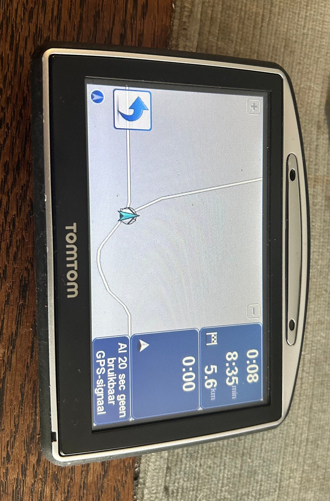 Tomtom Go730, Ophalen, Gebruikt
