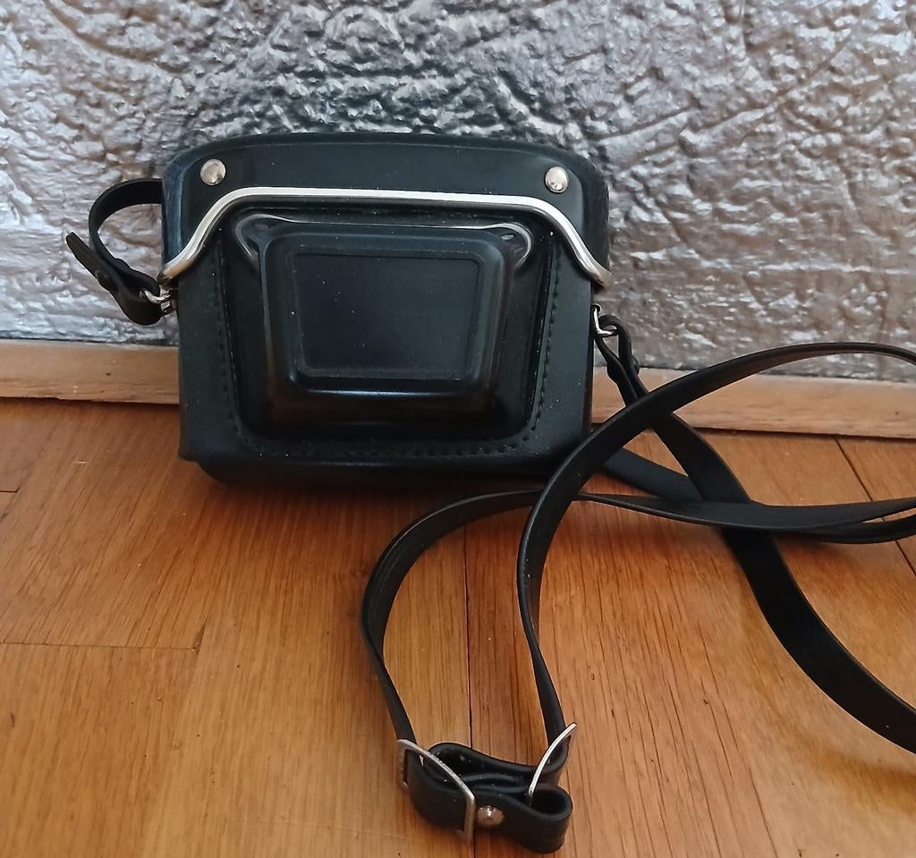 Oude Beirette VSN fotocamera met lederen tas, Audio, Tv en Foto, Fotocamera's Analoog, Ophalen of Verzenden, Gebruikt, Compact