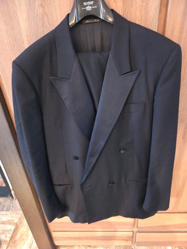 Zwart Smoking Pak - Maat M-  corneliani, Kleding | Heren, Maat 52/54 (L), Zwart, Piet Thielen, Ophalen of Verzenden