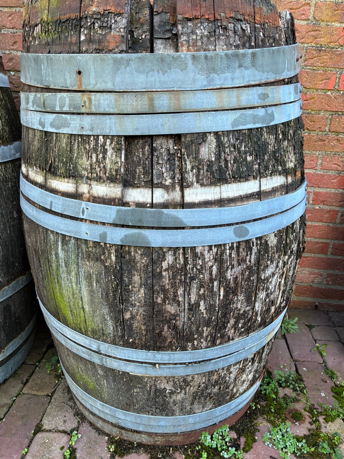 Houten regenton -lek, Tuin en Terras, 150 liter of meer, Ophalen, Gebruikt, Hout
