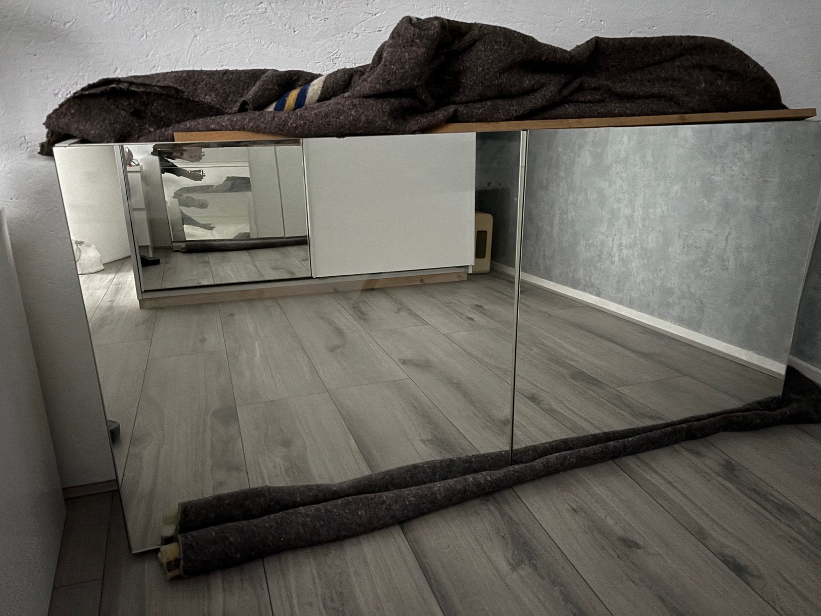 Spiegelkast badkamer met verlichting, Ophalen, Spiegelkast, 100 tot 150 cm, Minder dan 25 cm