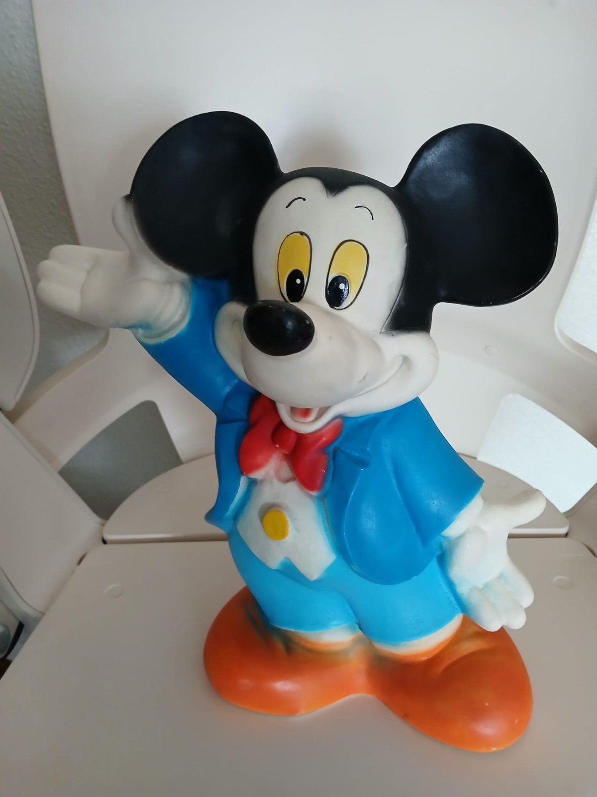 Mooie  Grote Vintage Disney Mickey Mouse Pieppop,Piept Nog!!, Verzamelen, Ophalen of Verzenden, Mickey Mouse, Gebruikt, Overige typen