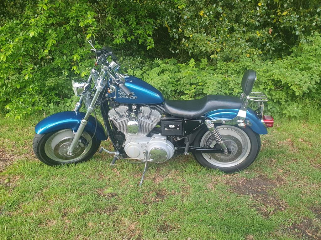 Harley Davidson Sportster 883 - 5 bak, belt aandrijving, 2 cilinders, Gebruikt, 883 cc, Particulier