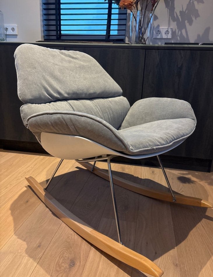 Zuiver schommelstoel, Huis en Inrichting, Stoelen, Ophalen, Gebruikt, Hout, Eén