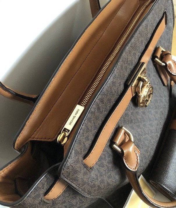 Originele Michael Kors tas - handtas crossbody + portemonnee, Verzenden, Zo goed als nieuw, Bruin, Handtas