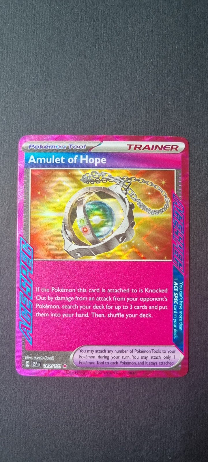 Amulet of Hope 162/191 Surging Sparks (SSP 162), Ophalen of Verzenden, Zo goed als nieuw, Losse kaart