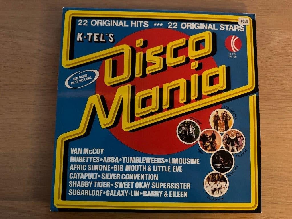 Disco Mania 22 Original Hits Vinyl LP Elpee, Ophalen of Verzenden, LP